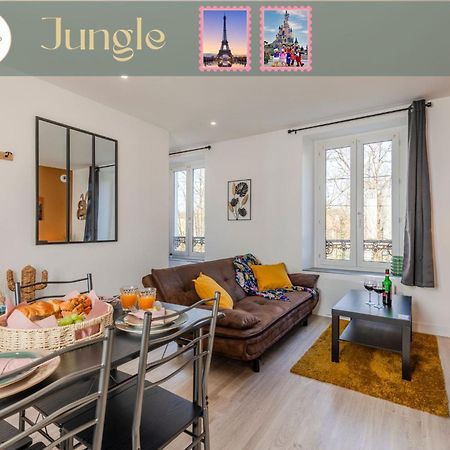 Jungle - Magnifique Appartement Avec Parking Prive - Paris-Disney & Cdg A 25 Minutes Pomponne 외부 사진